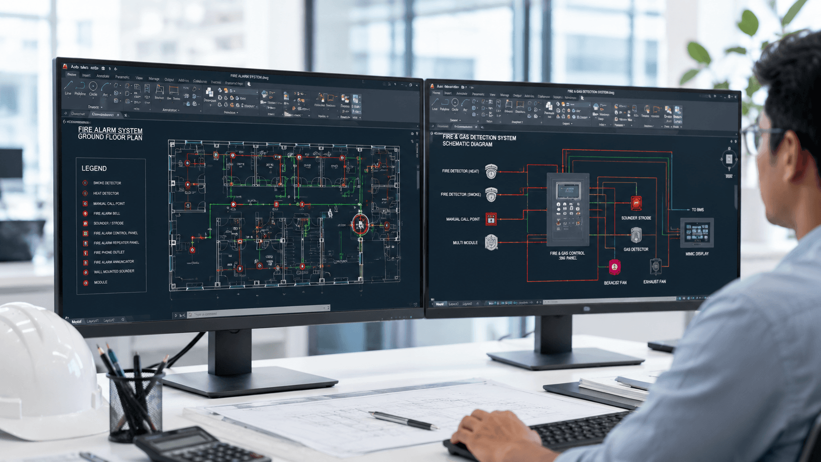 Fire alarm control panels and detection equipment